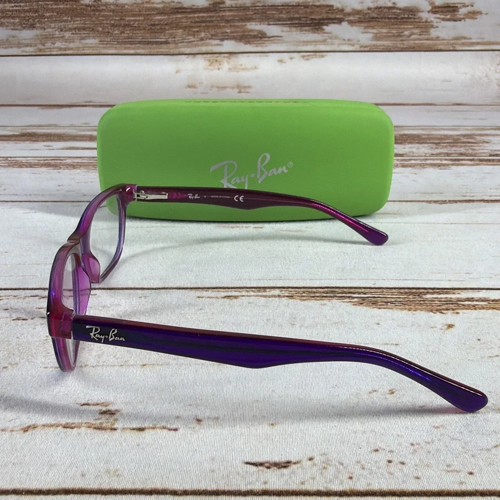 Pre-Owned Ray-Ban RB 1555 Kids Violet Glasses Replacement Frames 48mm